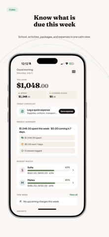 Coleo: Kids Expense Tracker Screenshot 1 of 5