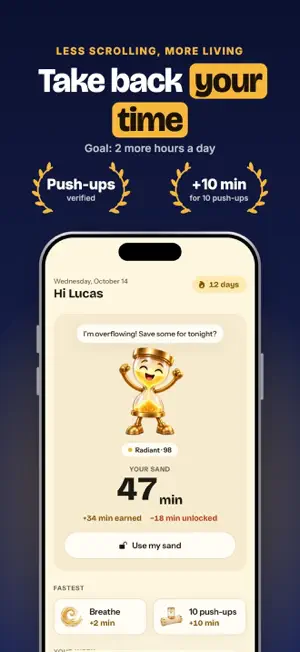 Screen Time & Focus - Chrona screenshot 1