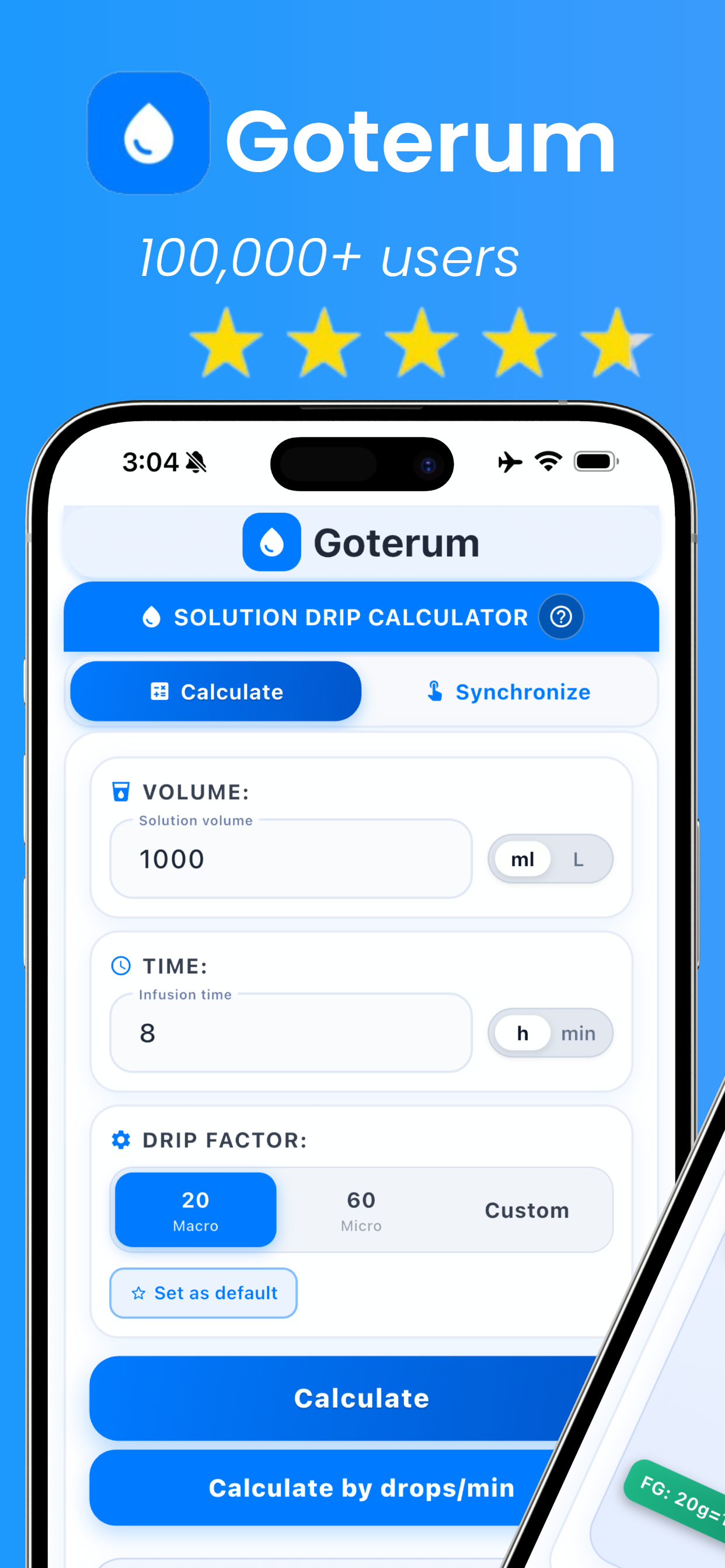 Goterum: IV Drip Calculator