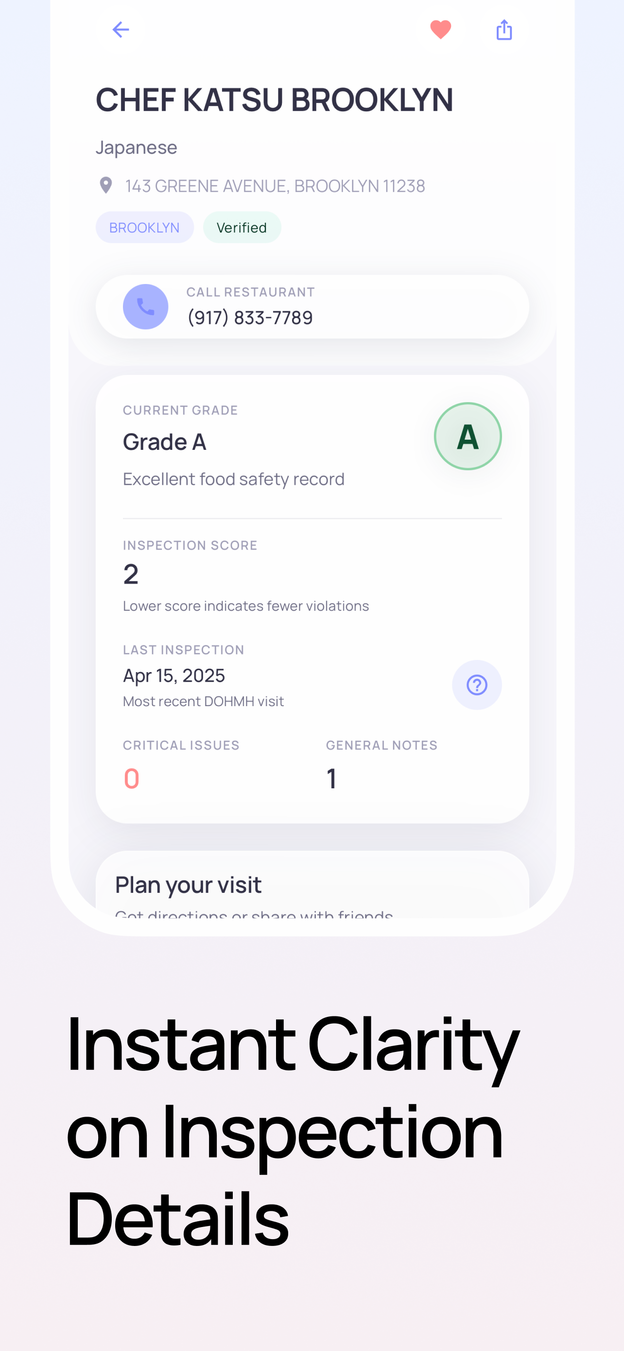 GrubGrade: NYC Food Grades