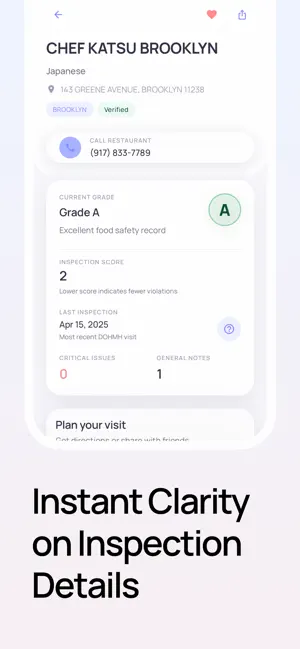 GrubGrade: NYC Food Grades screenshot 3
