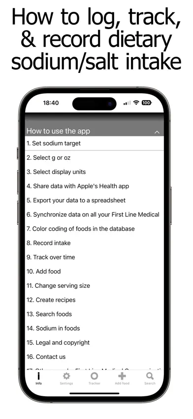 Sodium Counter and Tracker screenshot 1