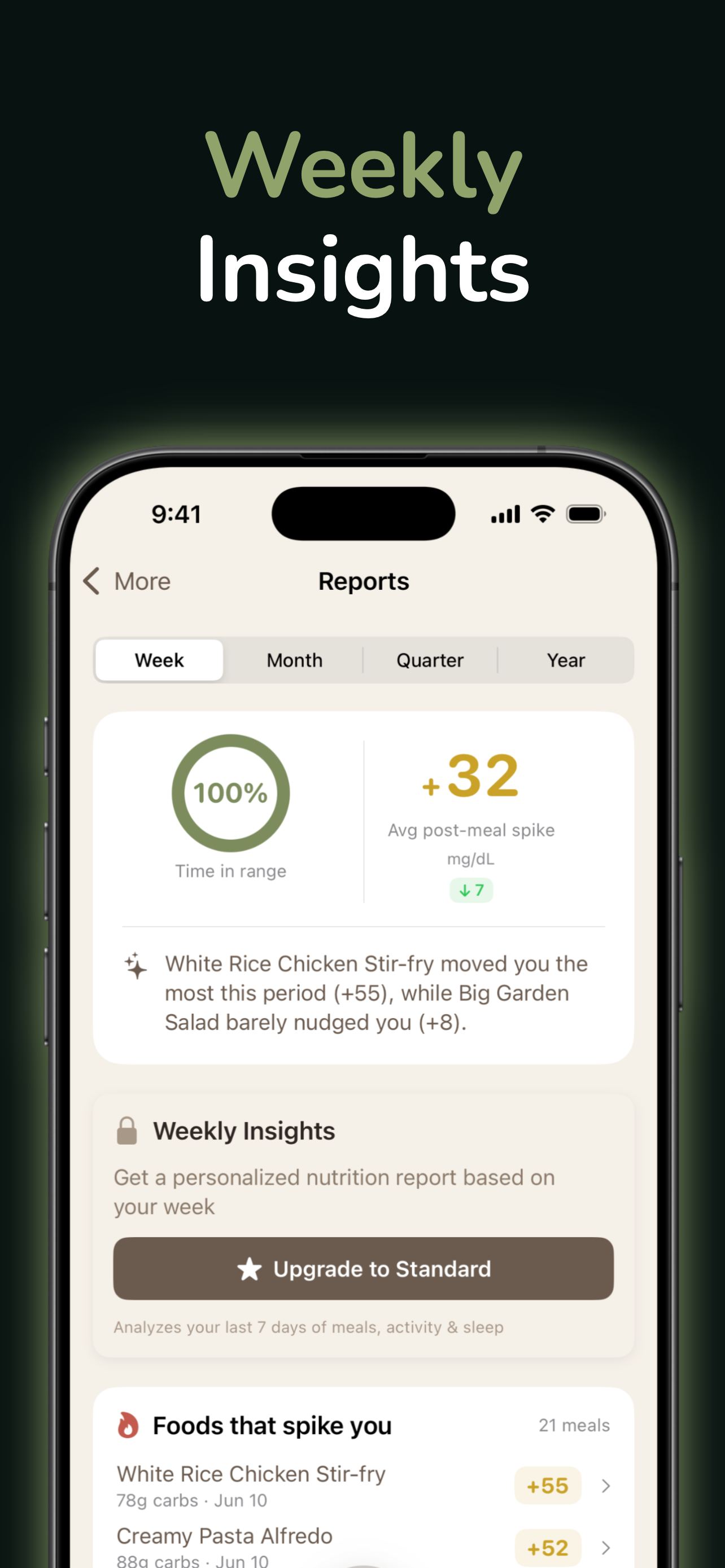 GlucoPlot: Glucose & Food Log screenshot 7