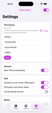 Nostr VPN Screenshot 3 of 3