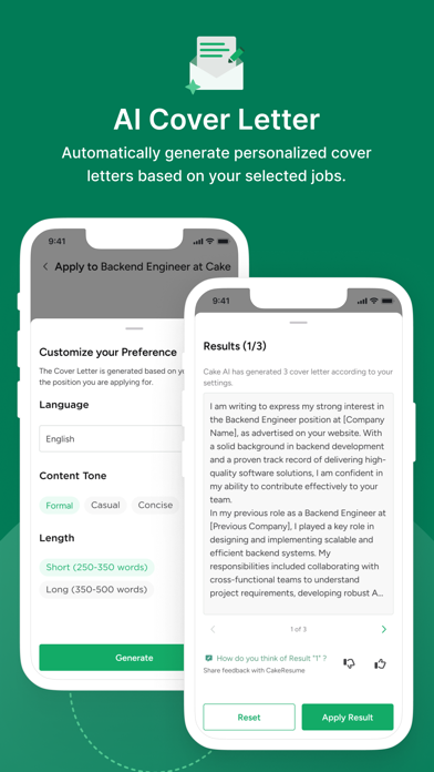 Cake: Job, Resume & Networking iPhone screenshot 7 - Business app