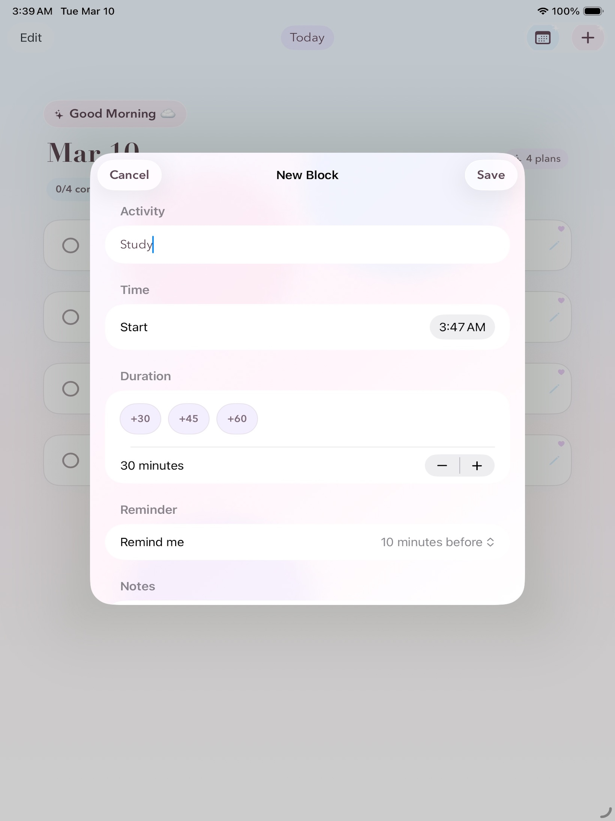 DailyOS: task manager
