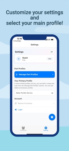 Service Maintenance Tracker screenshot