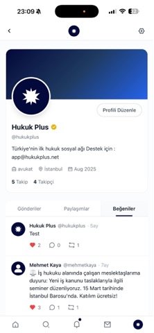 HukukPlus - Hukuk Sosyal Ağı screenshot