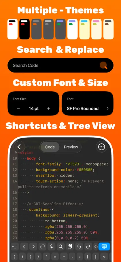 Screenshot 3 von 5 zu HTML Viewer : Editor & Creator