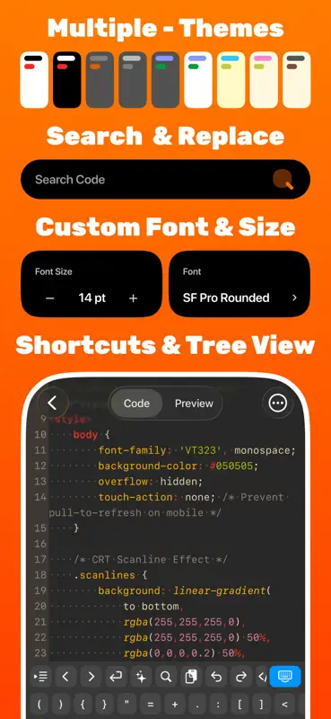 HTML Viewer : Editor & Creator screenshot 3 of 5