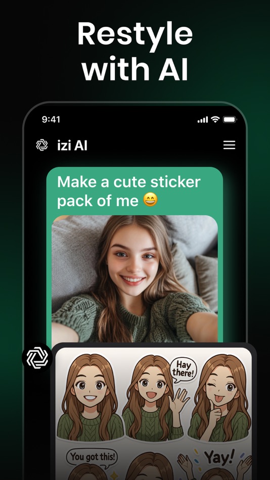 #8. Izi AI - Chat Bot Assistant (iOS) 由: ASAP Visuals, Inc.