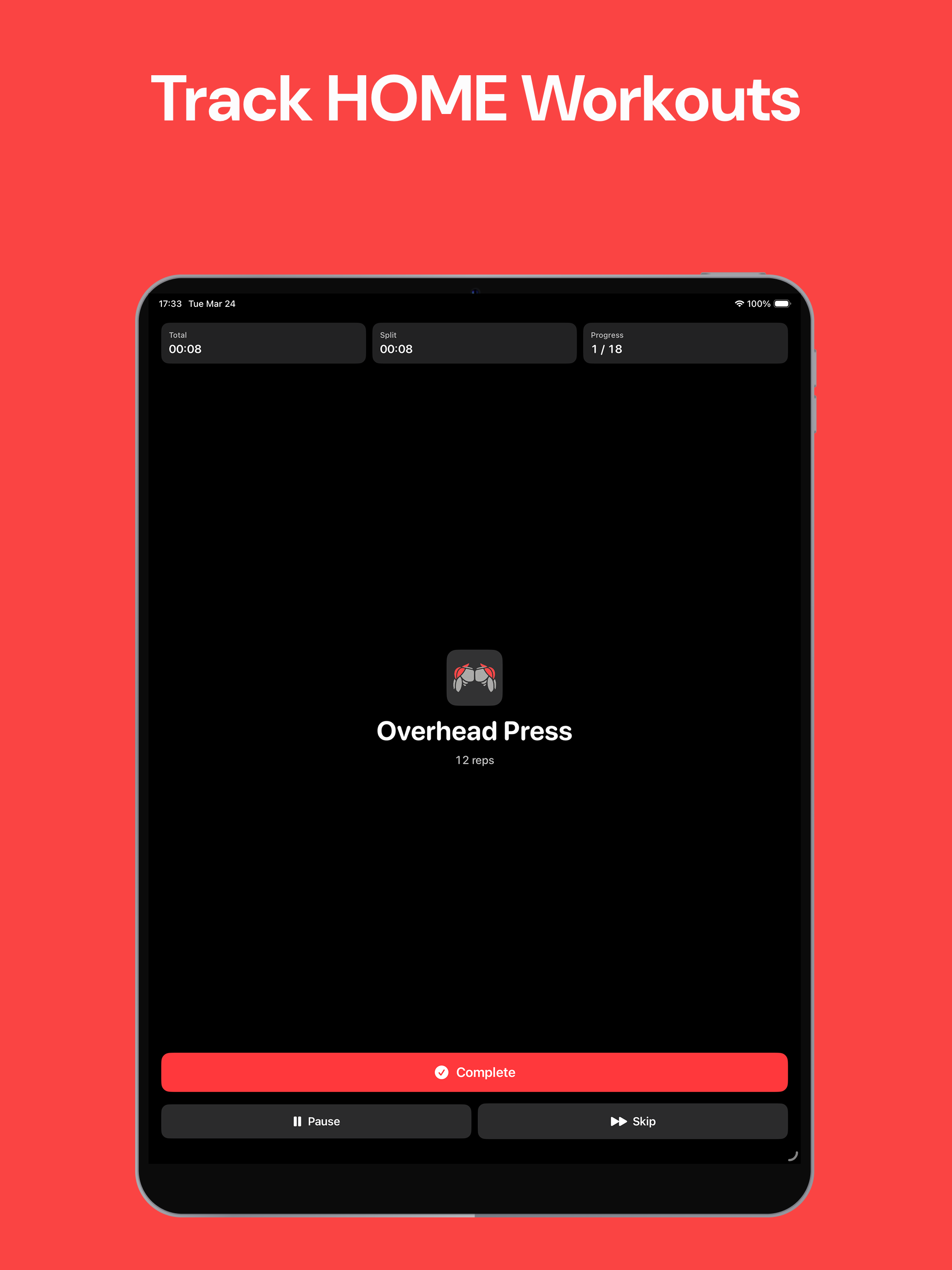 Home Workout Timer & Tracker screenshot 4