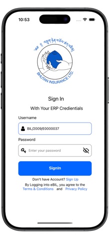 eBIL - Bhutan Insurance Ltd screenshot