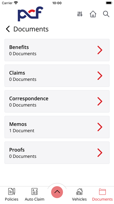 PCF Insurance Services Screenshot