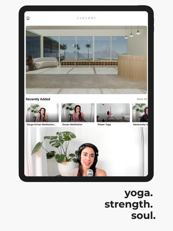 CEREMNY iPad screenshot 2 - Health & Fitness app