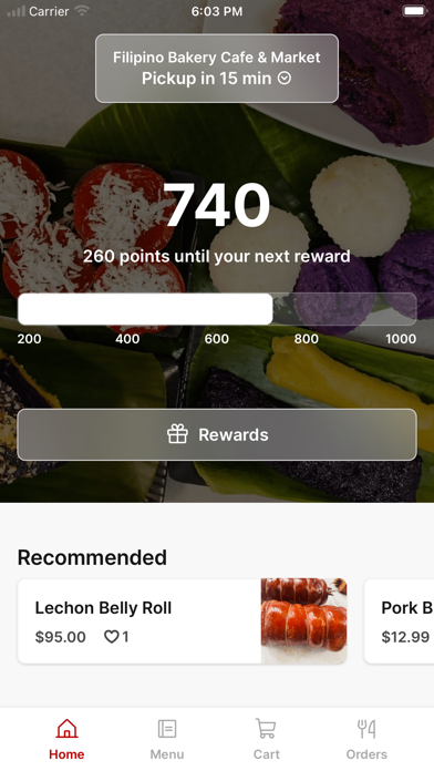 Filipino Bakery iPhone screenshot 1 - Food & Drink app