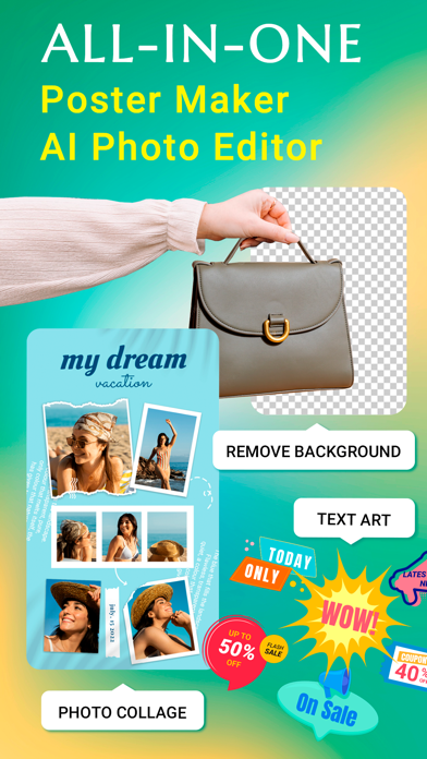 Post Maker & flyer : 7Lemon iPhone screenshot 1 - Graphics & Design app