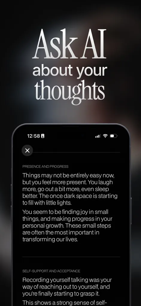 unload - AI Journal - Health & Fitness App | MWM
