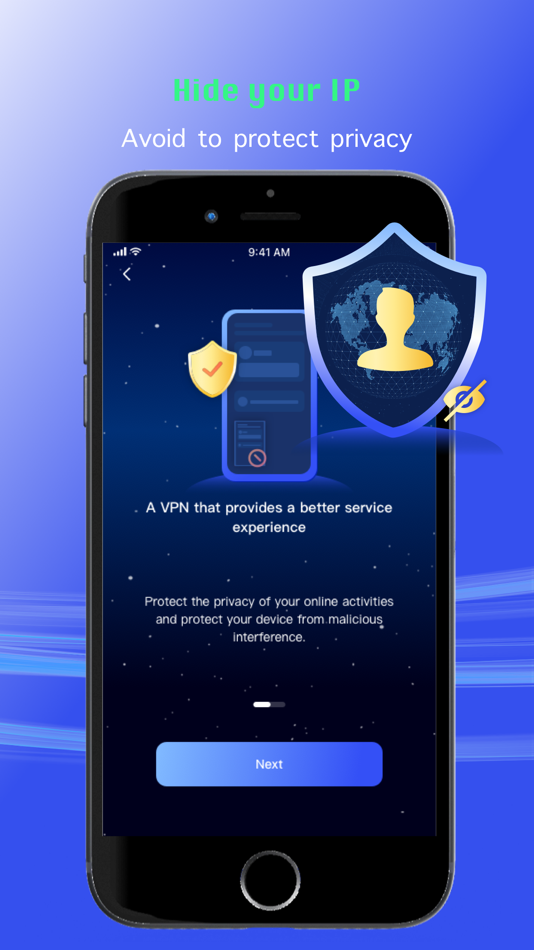 #4. Bubble vpn:speed connect fast (iOS) Bởi: Linko Technology PTE Ltd