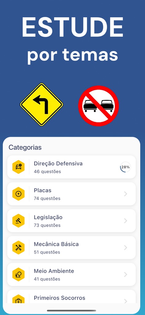 Simulado CNH: Prova Teórica - Education App | MWM
