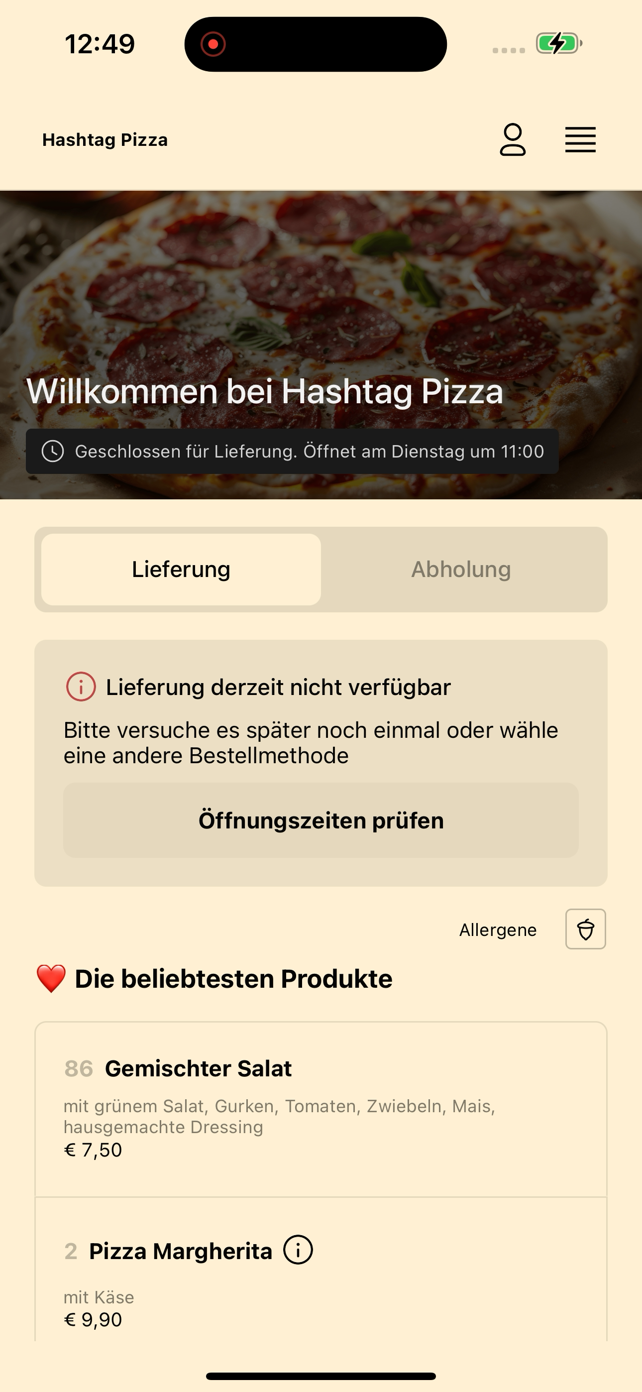 Hashtag Pizza Altendorf screenshot 5