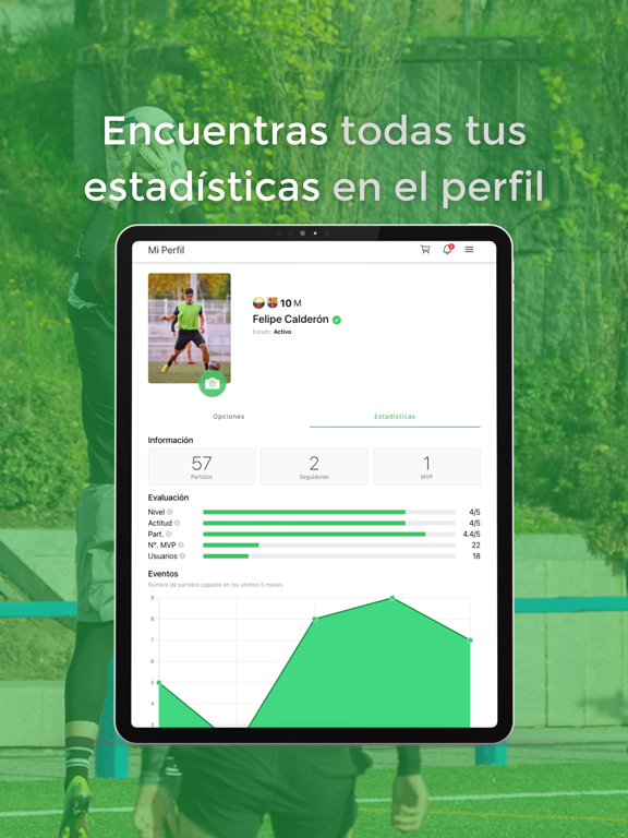 IF7SPORTS Juega fútbol Amateur iPad screenshot 5 - Sports app