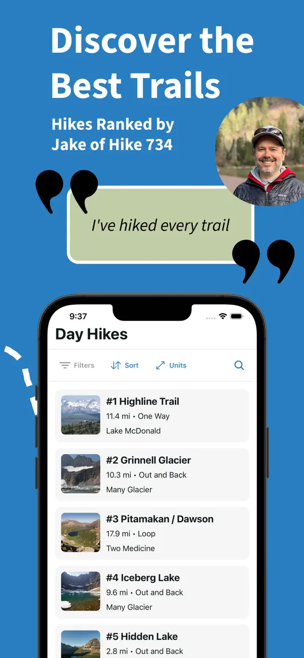 Screenshot #3 pour Hike 734: Glacier Hikes
