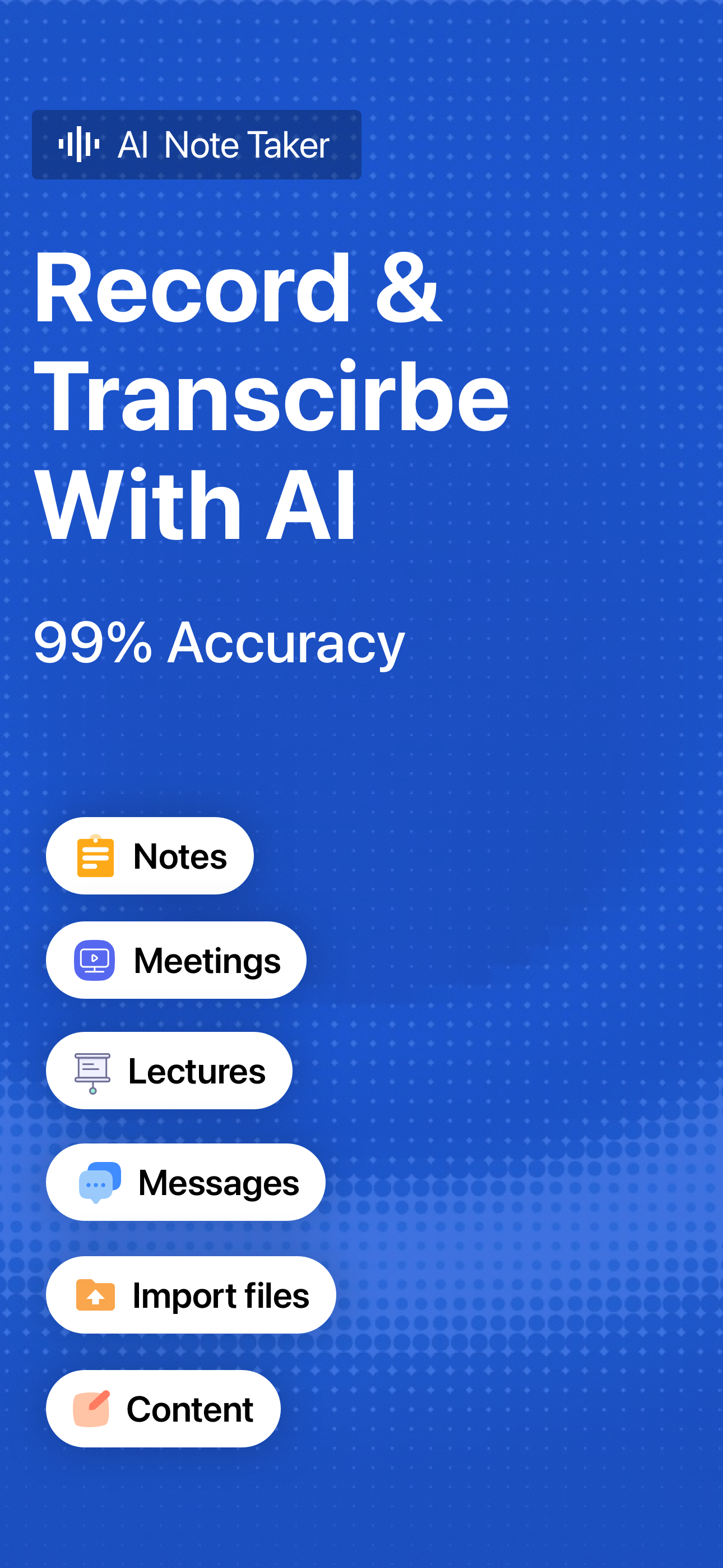 AI Note Taker: Speech to Text