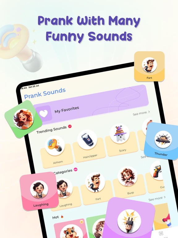 Screenshot #4 pour Prank Sounds, Funny AirHorn