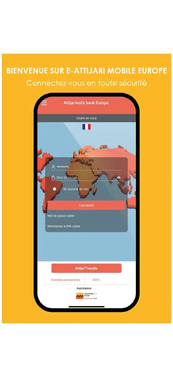 Screenshot #1 pour e-Attijari Mobile Europe