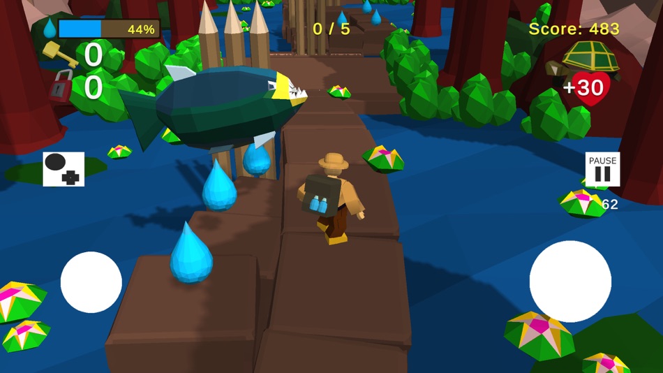 #2. Obeebok Lux: 3D Platformer Run (iOS) 由: Katarzyna Rog