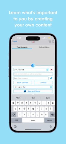 Learn Lingo With GoLingo & AI iPhone screenshot