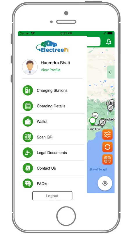 ElectreeFi: EV Charging App screenshot 4 of 6