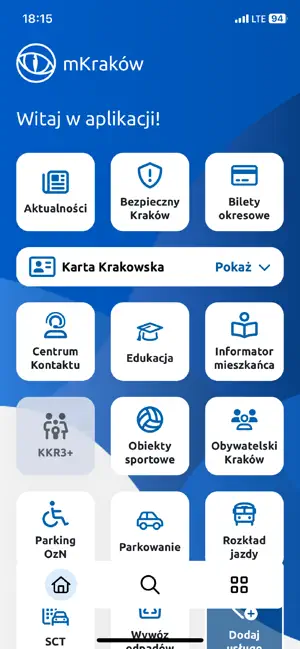 mKraków screenshot 1
