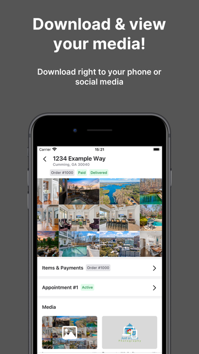 Just A Little Photography iPhone screenshot 2 - Business app