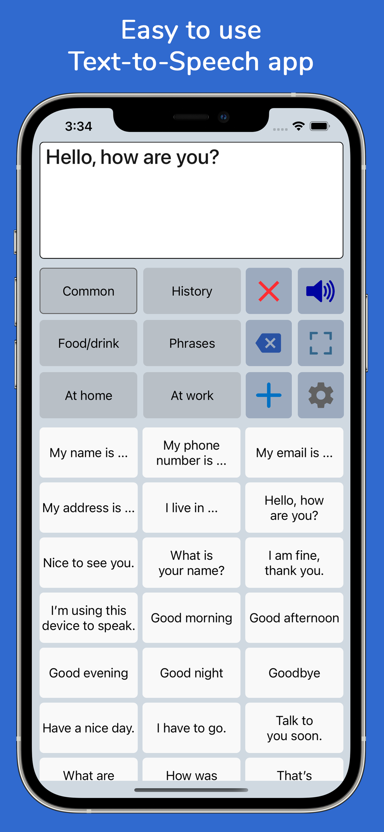 Speech Assistant AAC