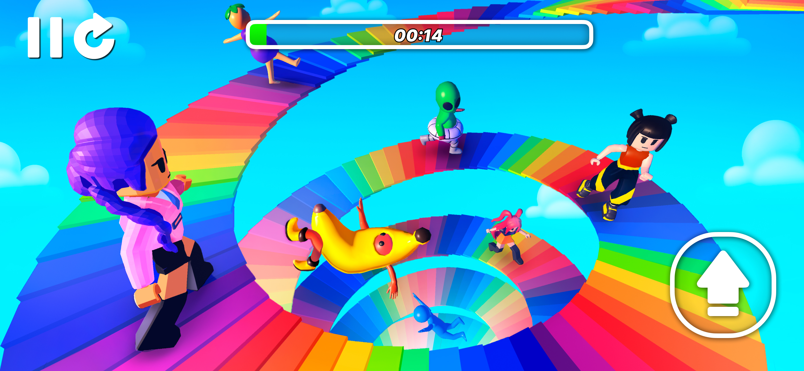 Mega Obby - Parkour Fun Run 3D