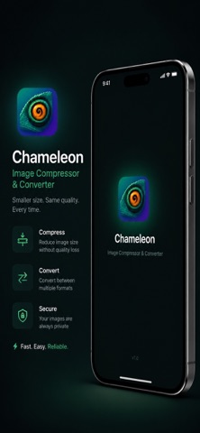 Chameleon: Image Compressor iPhone screenshot