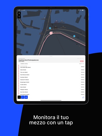 PadoVia - Real-Time Buses iPad screenshot