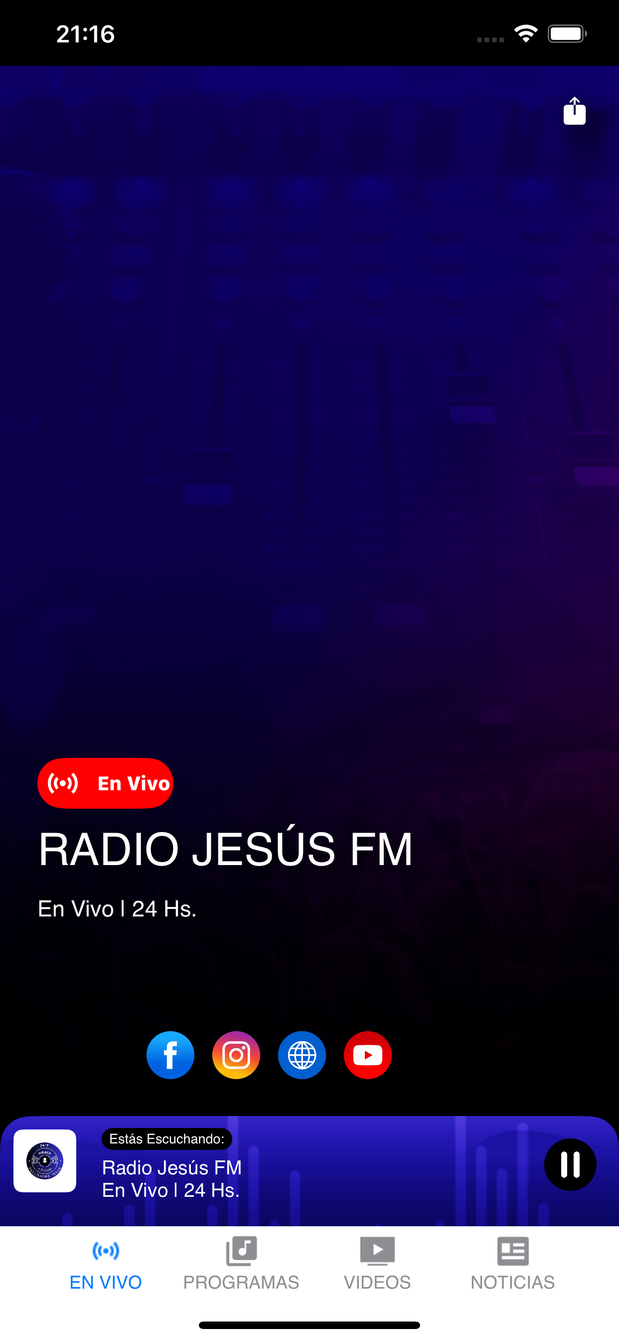 Radio Jesus FM screenshot 2