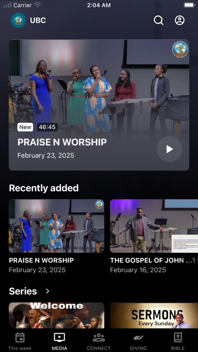Upendo Baptist Church Colorado iPhone screenshot 2 - Education app