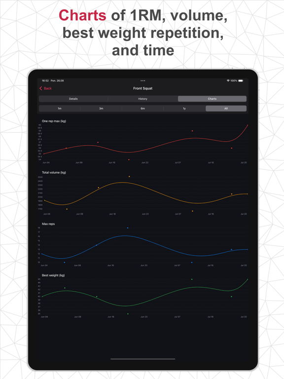 Screenshot #6 pour SmartWorkout - Gym Log Tracker