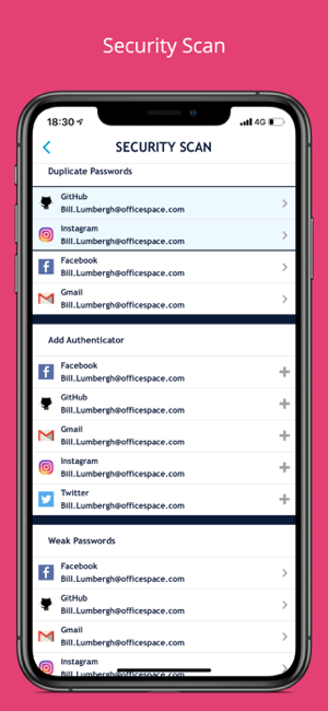 ‎Password Manager Authenticator Screenshot