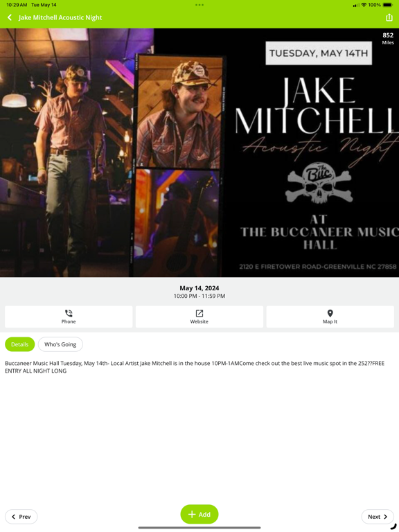 Visit Greenville, NC iPad screenshot 8 - Travel app