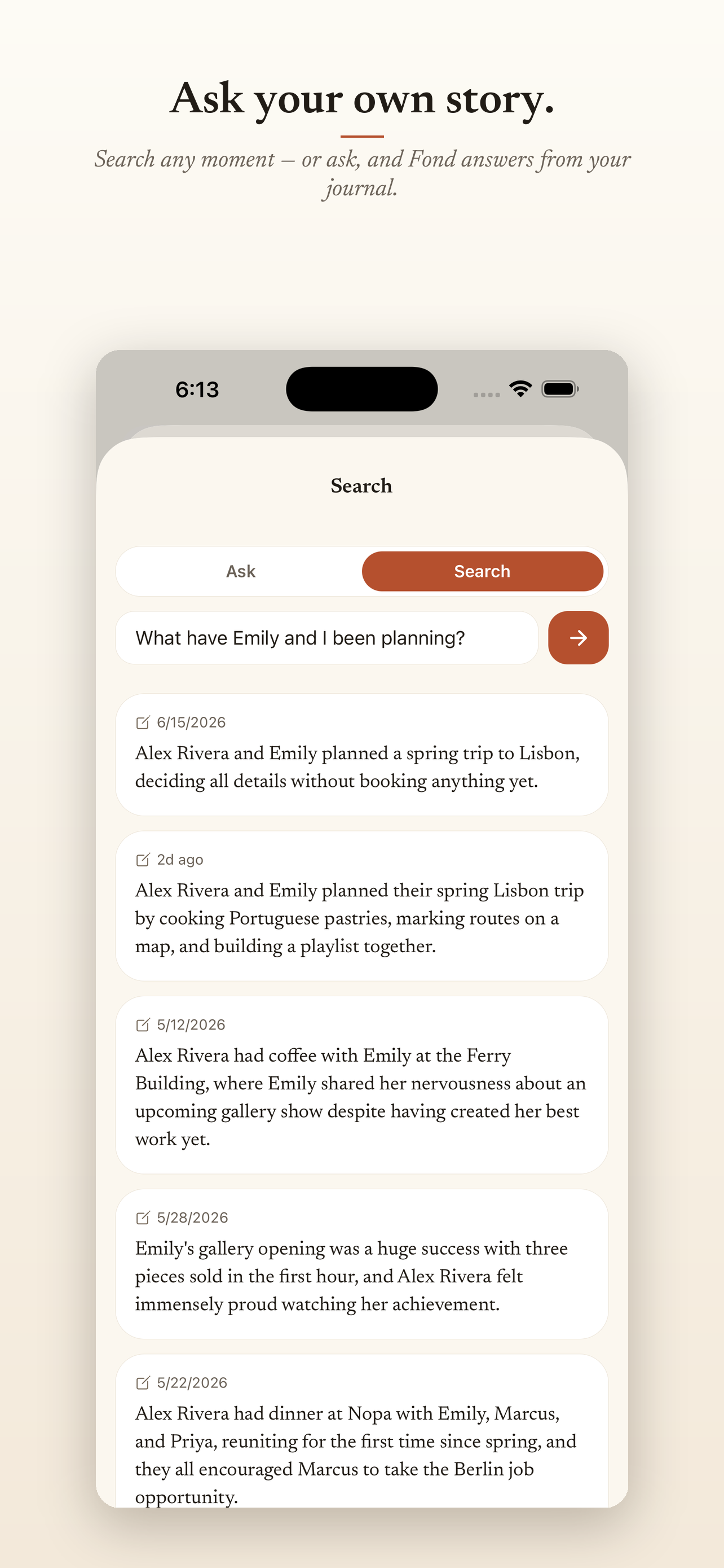 Fond: AI Voice Journal & Diary