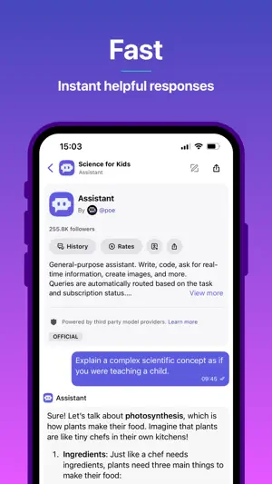 Poe – Fast AI Chat screenshot 1