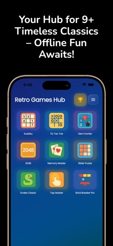Retro Games Hub Screenshot 1 of 8