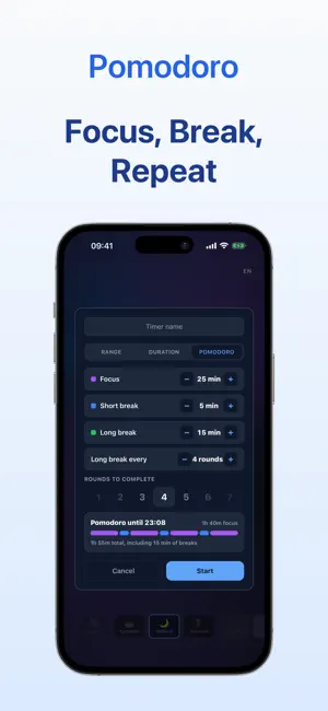 iWorkUntil: ADHD Visual Timer screenshot 4