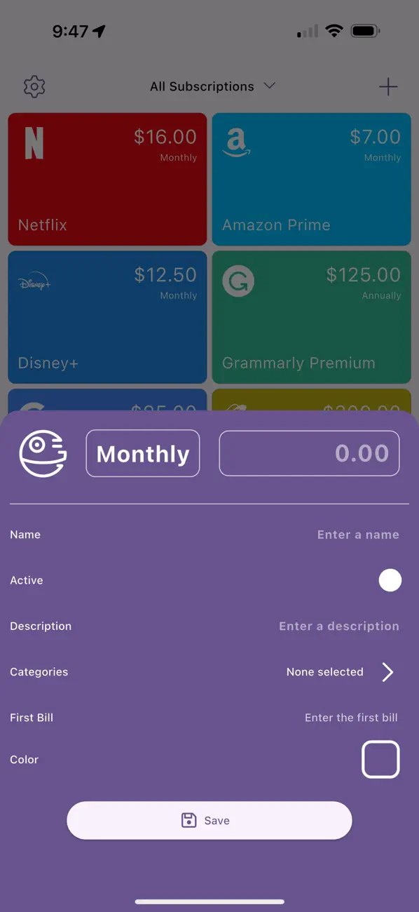 #3. Subscriptions Space (iOS) Ved: Fernando Herrera
