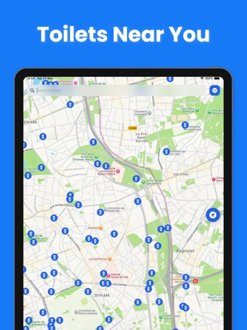 Toilet Finder - WC Map iPad screenshot